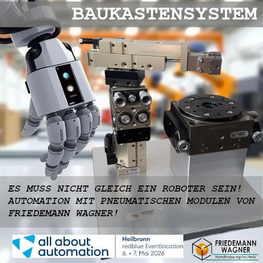 Pneumatik Module im Baukastensystem - in Heilbronn auf der Messe AAA