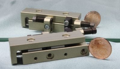 Mini Linearschlitten LSM-3 mit zwei Fuehrungswagen