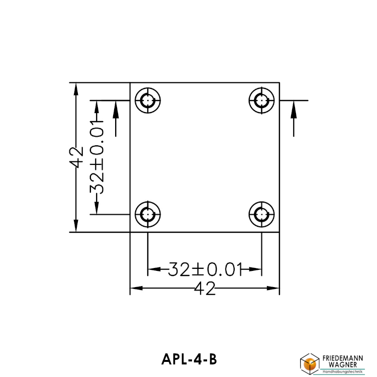 Adapterplatte-APL-4-B
