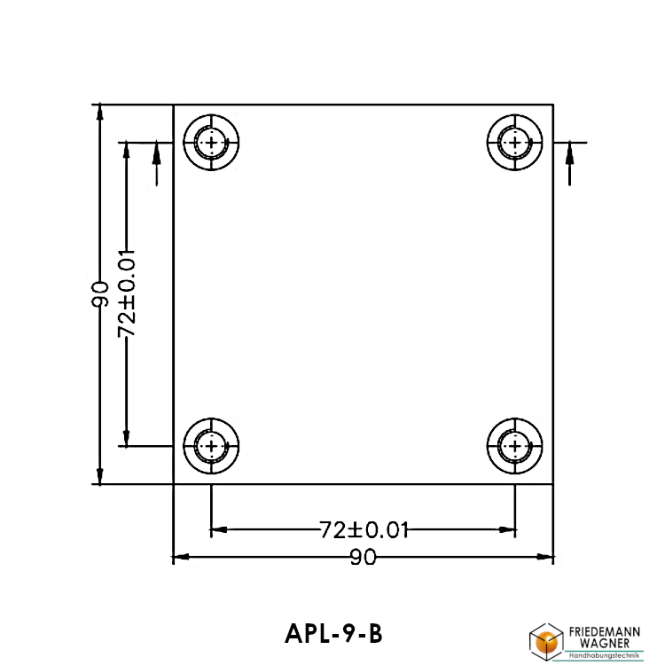 Adapterplatte-APL-9-B