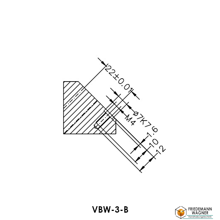 Verbindungswinkel-VBW-3-B-45