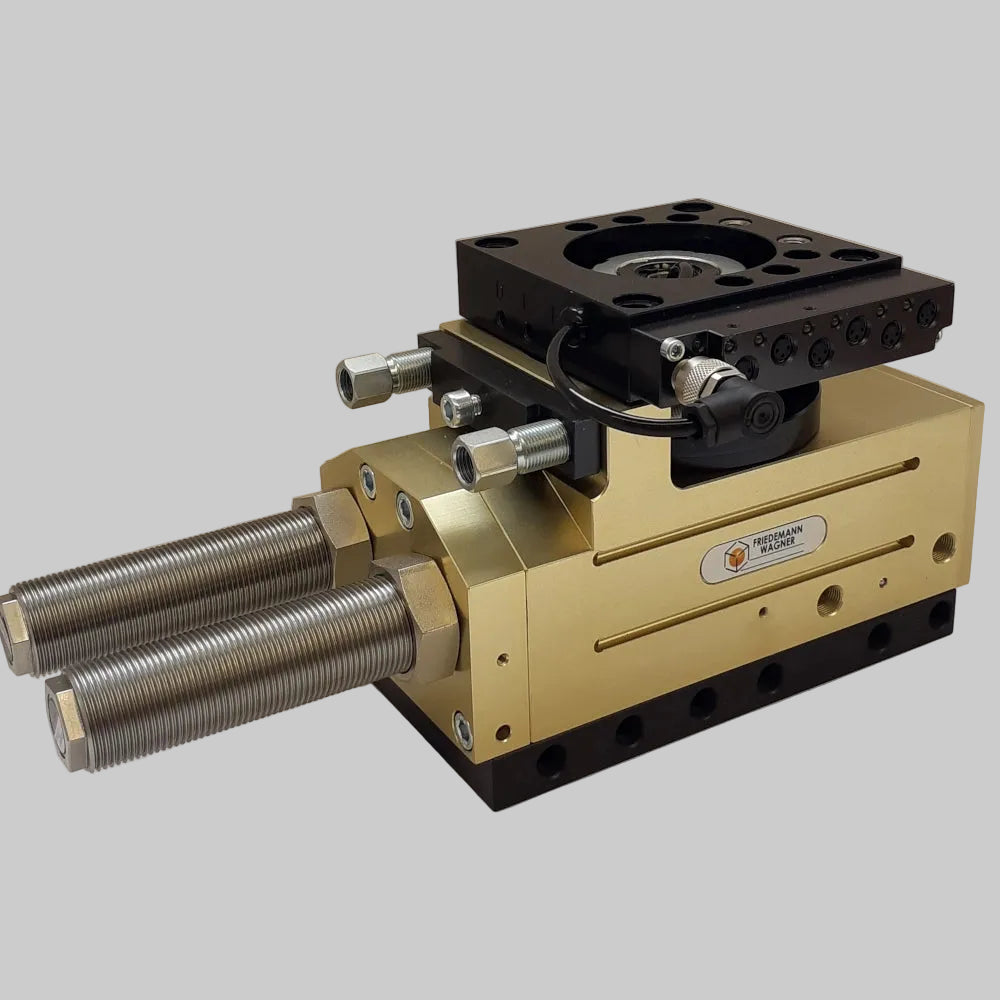 Schwenkeinheit SE-9, hydraulische Daempfung, Variante mit 6-fach Luft- und 6-fach Signaldurchfuehrung