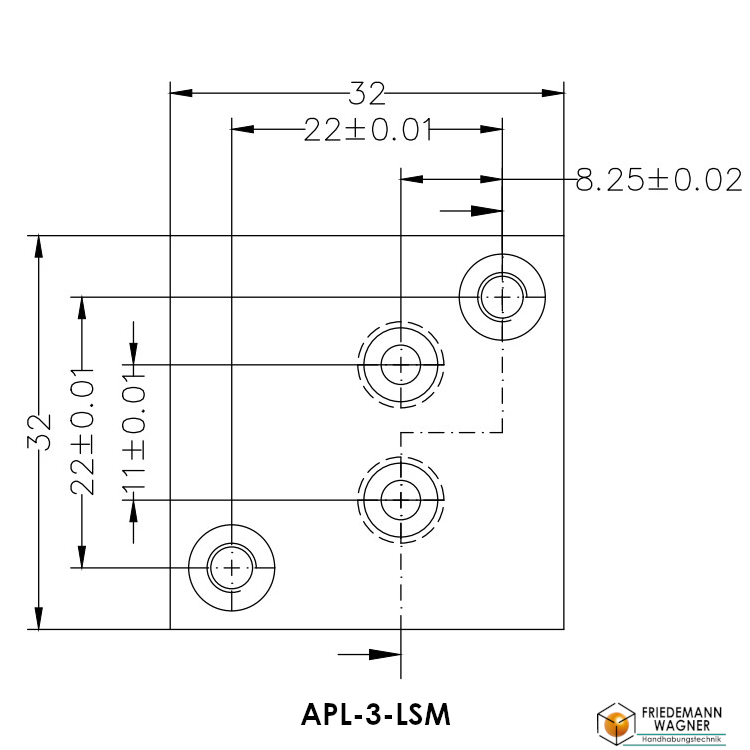 ADAPTERPLATTE-APL-3-LSM