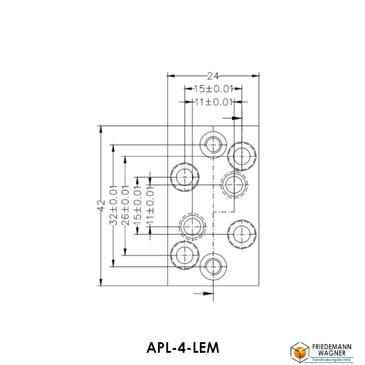 Adapterplatte-APL-4-LEM