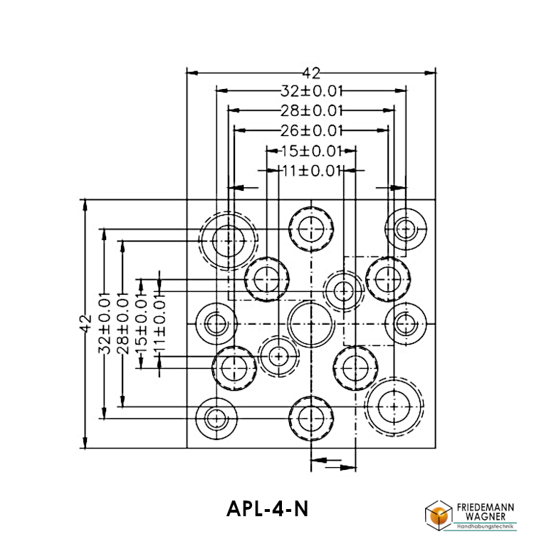 Adapterplatte-APL-4-N