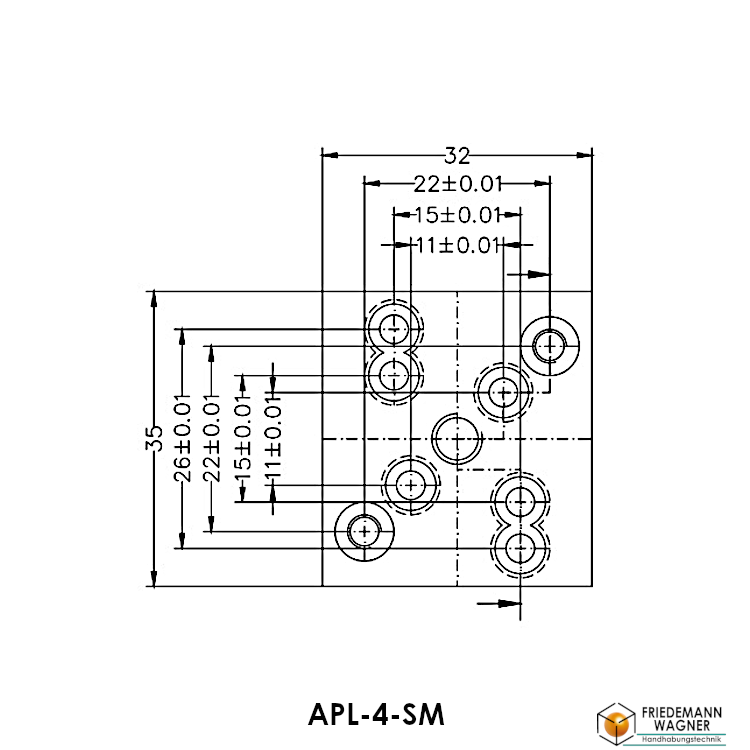 Adapterplatte-APL-4-SM