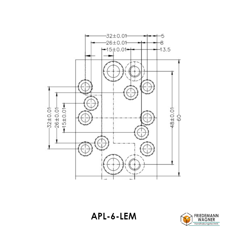 Adapterplatte-APL-6-LEM