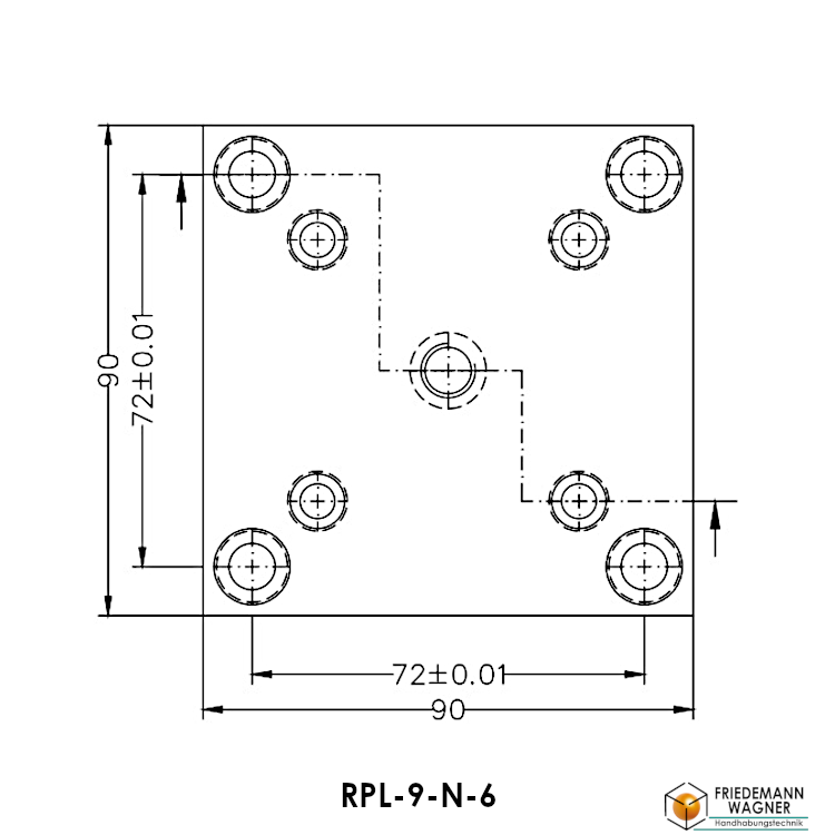 Reduzierplatte-RPL-9-N-6