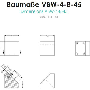 Verbindungswinkel VBW-4-B-45
