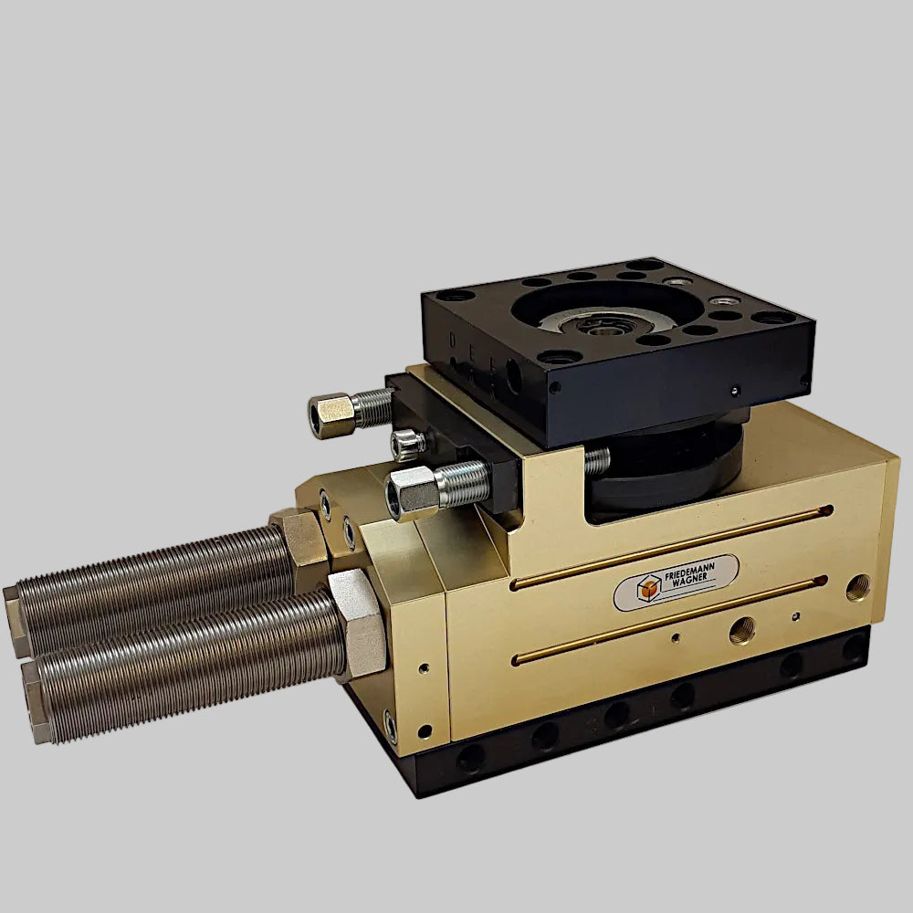 Schwenkeinheit SE-9, hydraulische Daempfung,  Variante mit 6-fach Luftdurchfuehrung