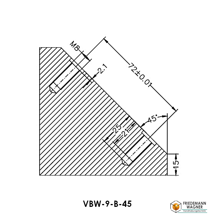 Verbindungswinkel-VBW-9-B-45