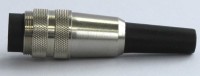Plug 4-pin M16x0,75 straight, STE-4-G-16